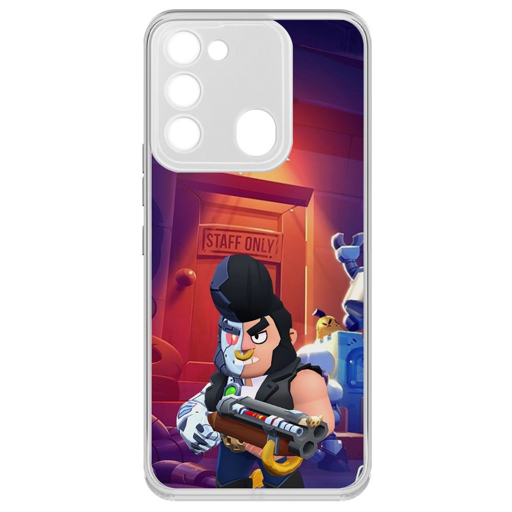 

Чехол-накладка Brawl Stars-Б-800 для Tecno Spark Go 2022, Прозрачный
