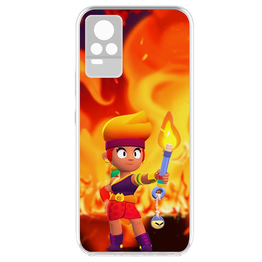

Чехол-накладка Brawl Stars-Амбер для Vivo V21e