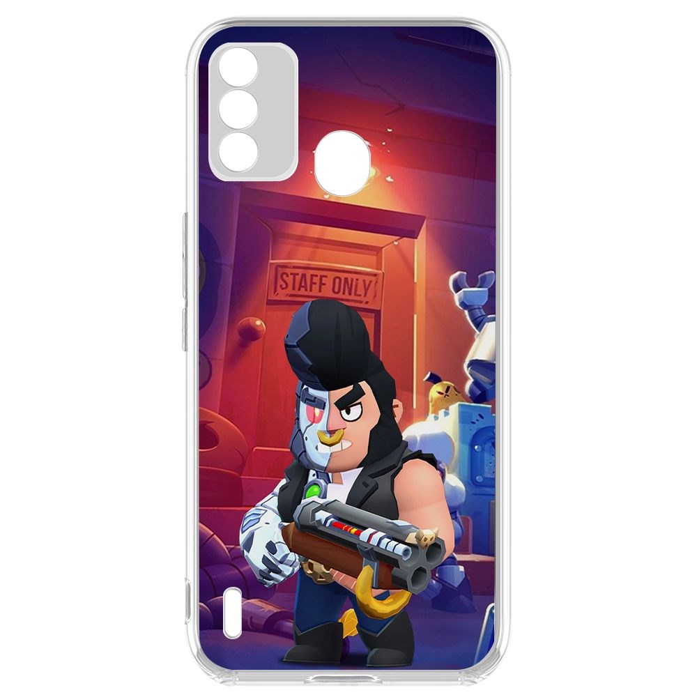

Чехол-накладка Brawl Stars-Б-800 для Itel A48, Прозрачный
