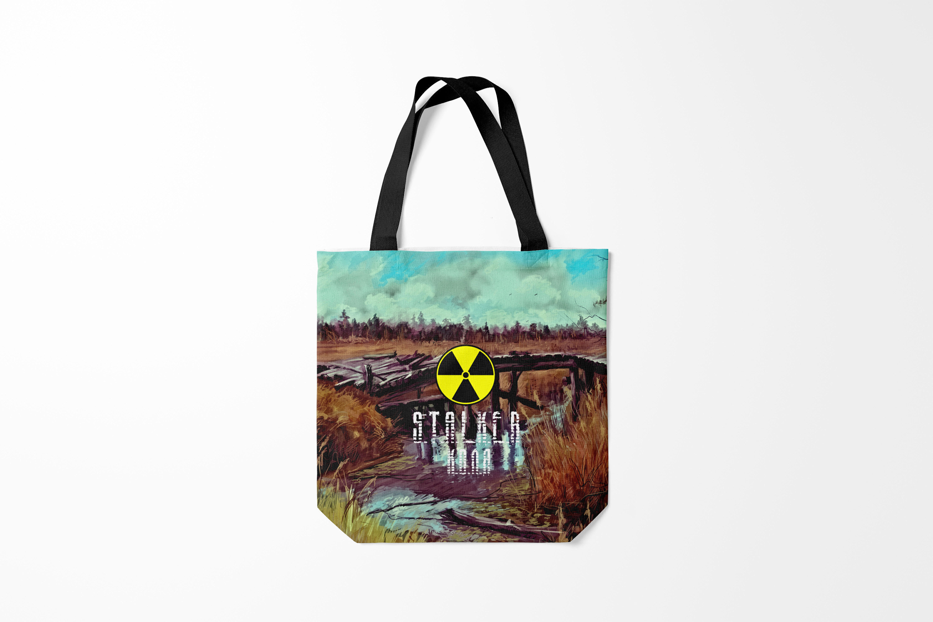 

Сумка шoппер унисекс Burnettie Stalker S.T.A.L.K.E.R 2, черный, Stalker S.T.A.L.K.E.R 2