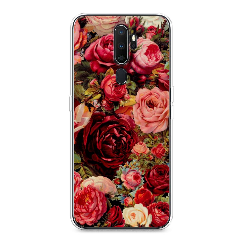 

Чехол Awog на Oppo A5/A9 2020 "Розы винтажные", 251950-8
