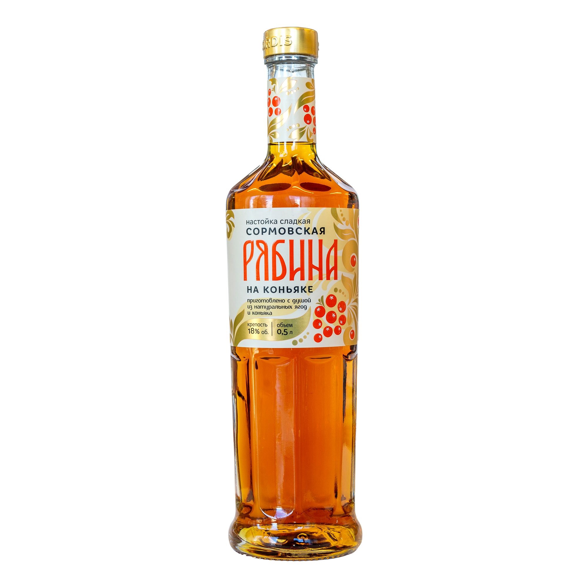 

Настойка сладкая Сордис Сормовская рябина 18% 0,5 л