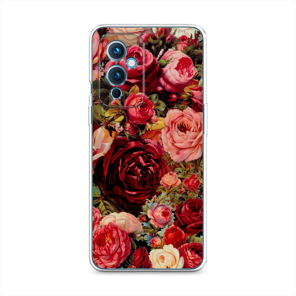 

Чехол Awog на OnePlus 9 LE2110 / ВанПлас 9 LE2110 "Розы винтажные", 152750-8