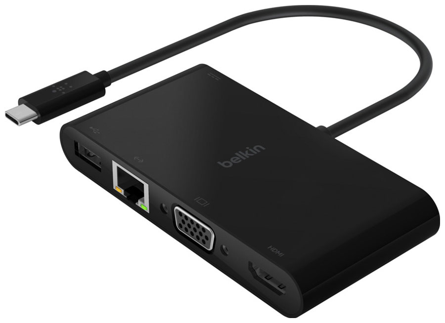 фото Адаптер belkin usb-c черный (avc004btbk)