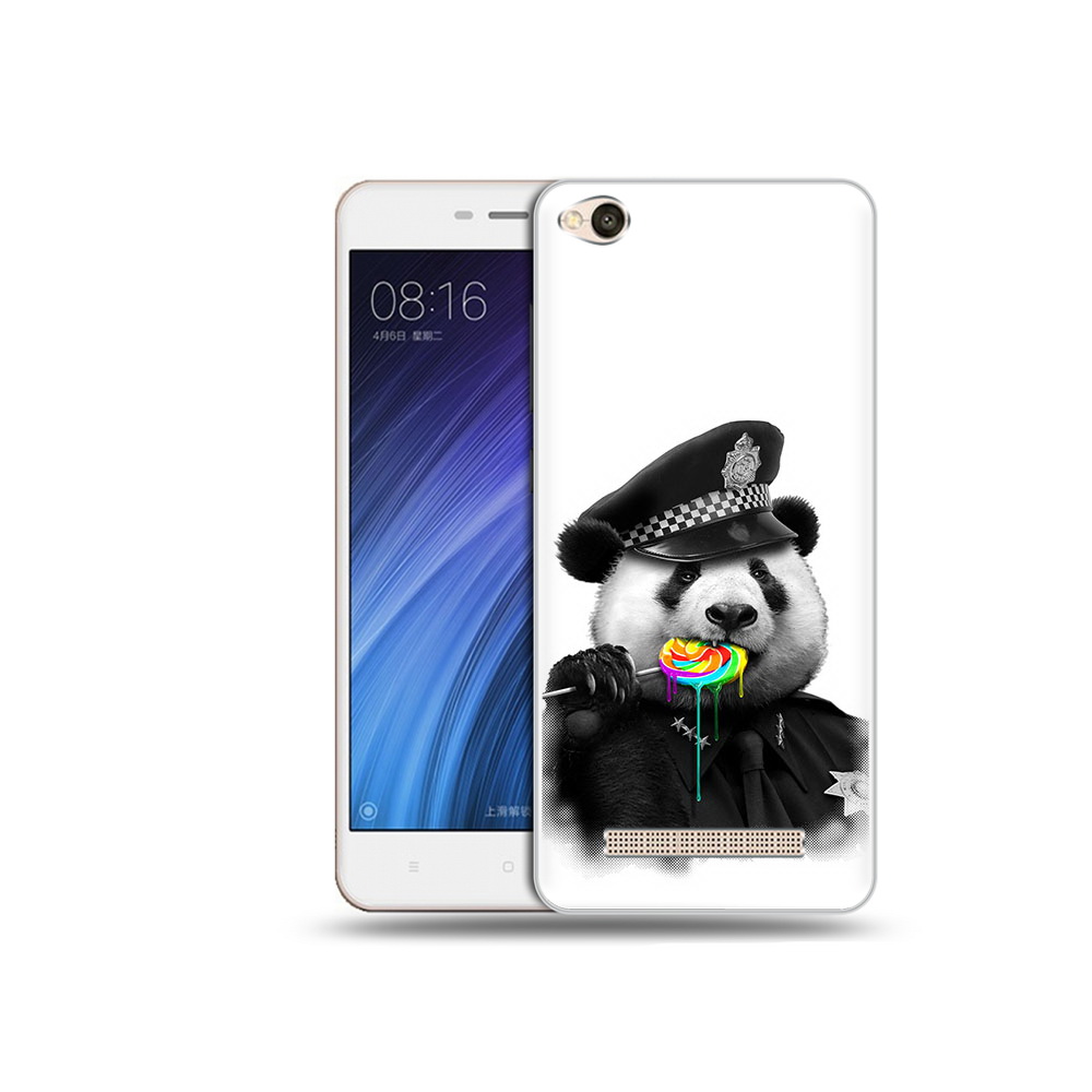 

Чехол MyPads Tocco для Xiaomi Redmi 4A Панда полиция (PT46130.318.130), Прозрачный, Tocco