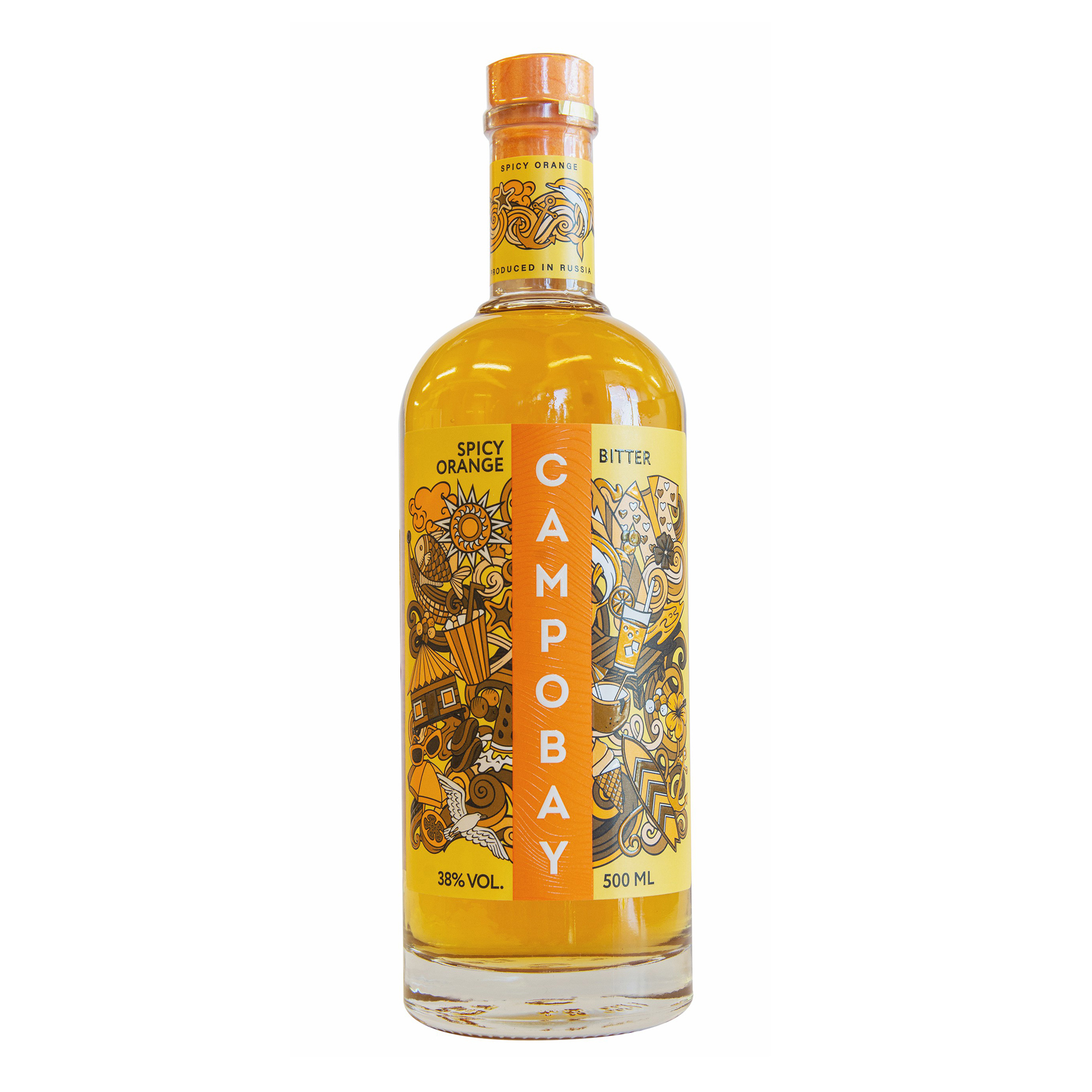 

Настойка Campobay Spicy Orange полусладкая 38% 0,5 л