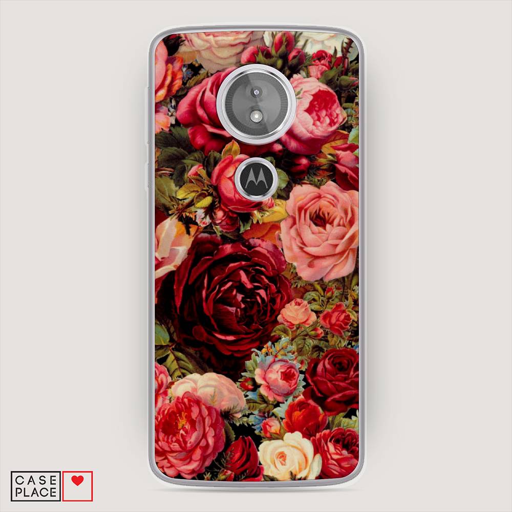

Чехол Awog на Motorola Moto G6 Play / Моторола Мото G6 Плэй "Розы винтажные", 240950-8