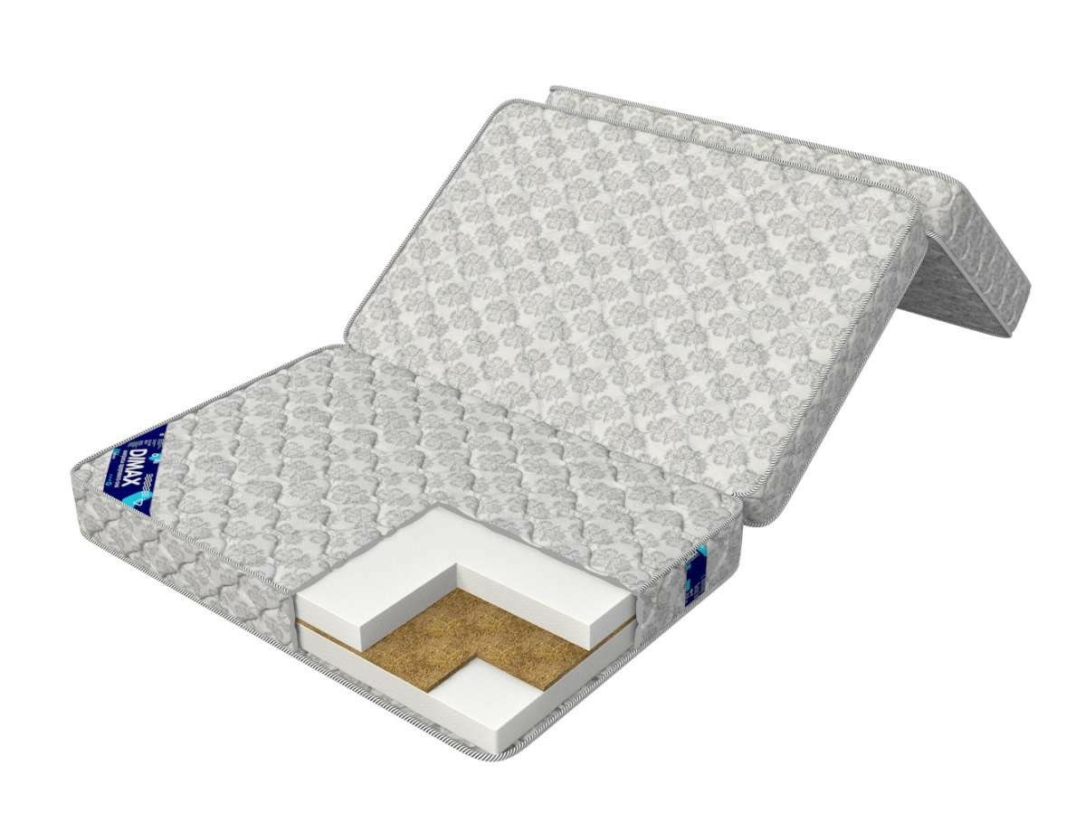 

Матрас Dimax СМ Кокос-11 120х200, Бежевый;белый;серый;серебристый, СМ Кокос-11