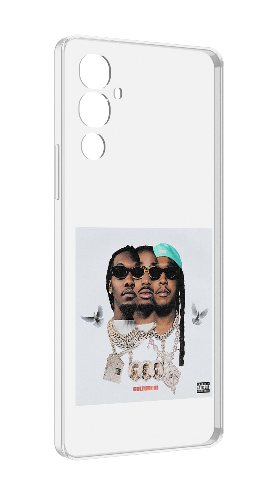 

Чехол MyPads Migos - Culture III для Tecno Pova 4, Прозрачный, Tocco