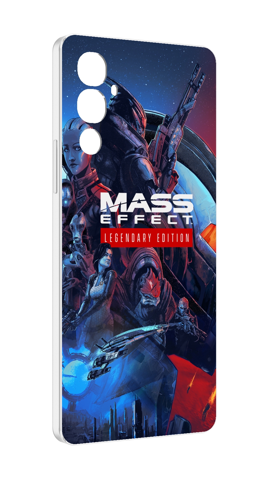 

Чехол MyPads Mass Effect Legendary Edition для Tecno Pova 4, Прозрачный, Tocco