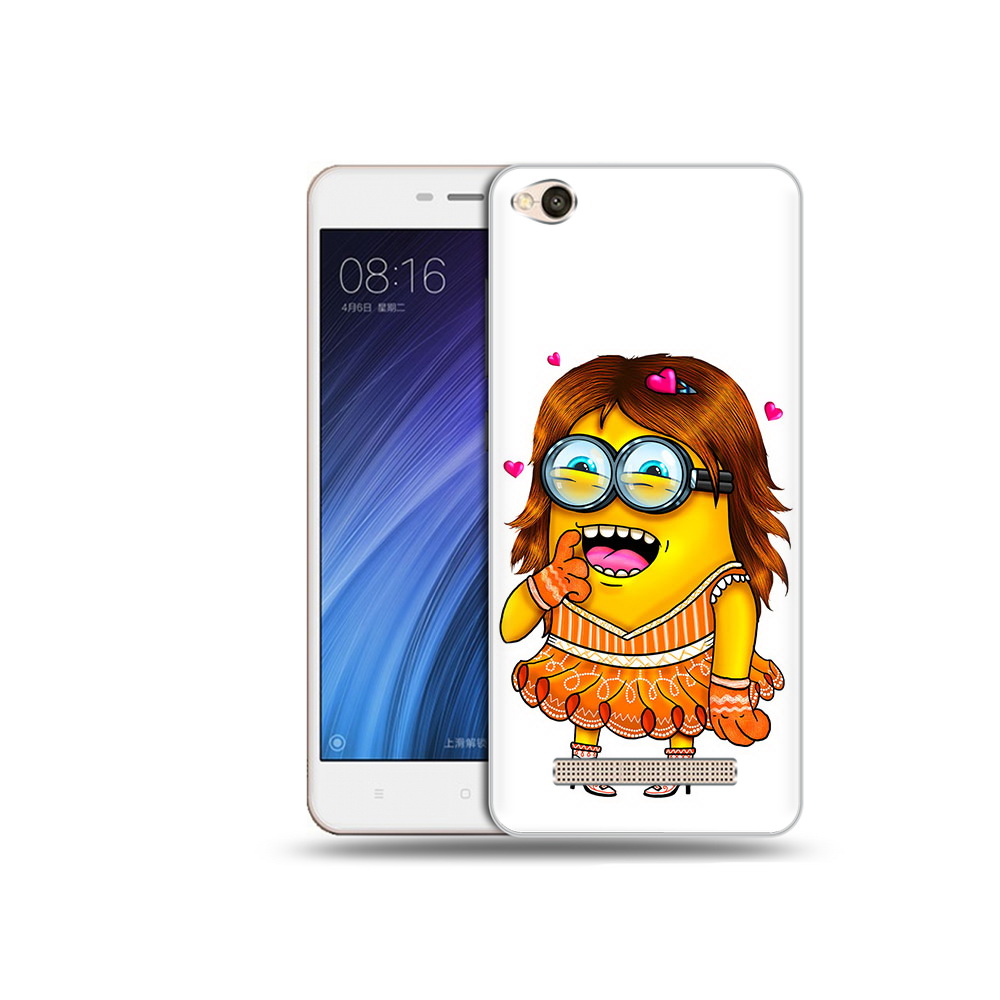 

Чехол MyPads Tocco для Xiaomi Redmi 4A Миньон девочка (PT46130.318.116), Прозрачный, Tocco