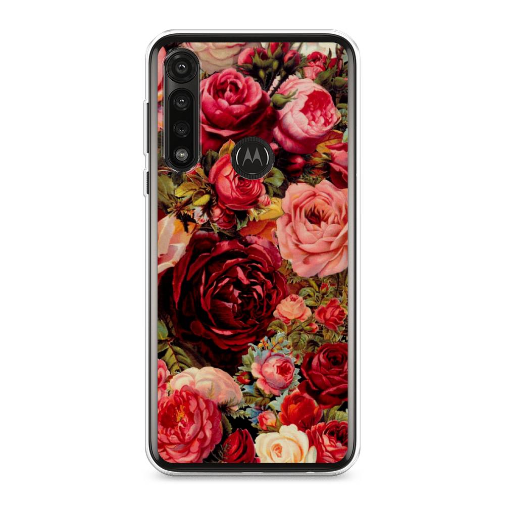 

Чехол Awog на Motorola Moto G Power 2020 "Розы винтажные", 242650-8
