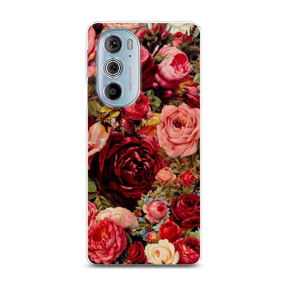 

Чехол Awog на Motorola Edge 30 Pro "Розы винтажные", 243350-8