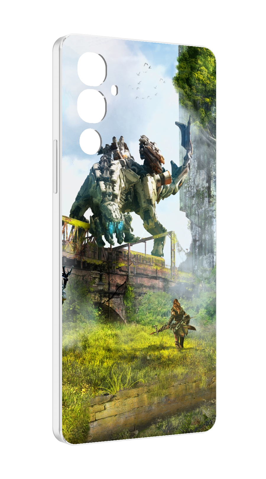 

Чехол MyPads Horizon Zero Dawn для Tecno Pova 4, Прозрачный, Tocco