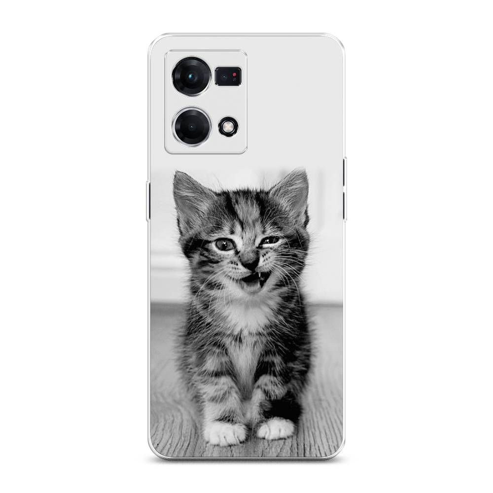 фото Чехол awog для oppo reno 8 4g "подмигивающий котенок"