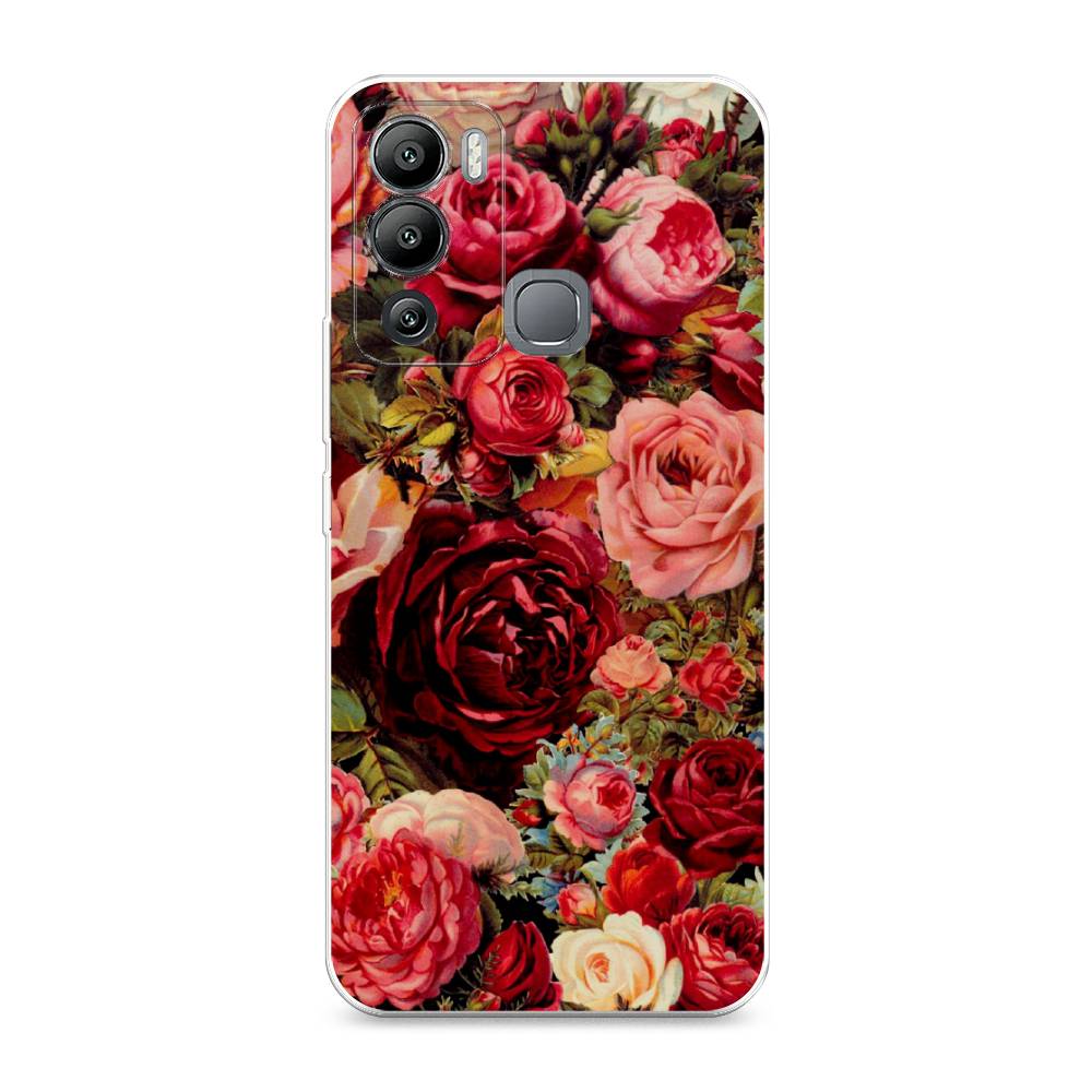

Чехол Awog на Infinix Hot 12i "Розы винтажные", 3101250-8