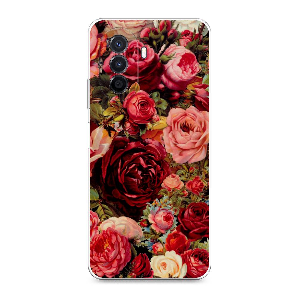 

Чехол Awog на Huawei Nova Y70 "Розы винтажные", 6109150-8