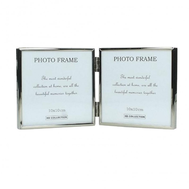 

Фоторамка Kersten double серебряная на 2 фотографии 4 x 6 см
