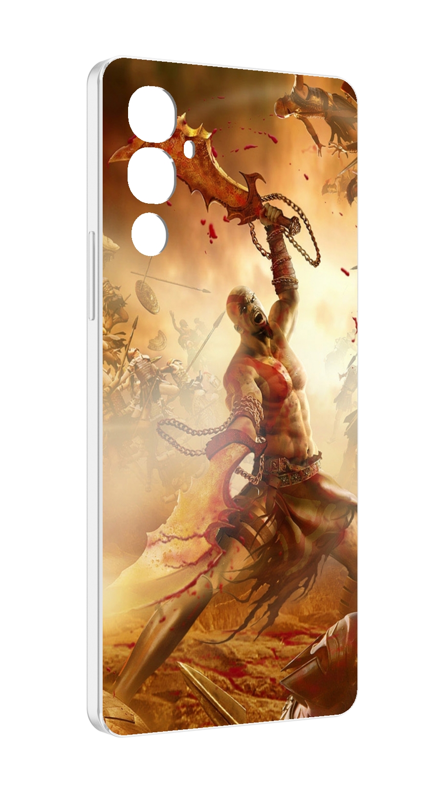 Чехол MyPads God Of War III для Tecno Pova 4 Tocco