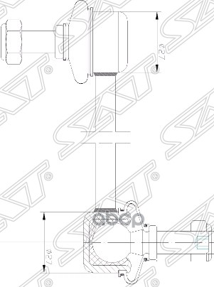 

Тяга Переднего Стабилизатора Honda Accord 03- Lh (левый) Sat арт. ST-51321-SDA-A05