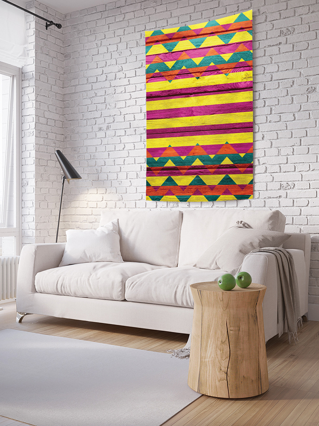 

Вертикальное фотопанно на стену JoyArty Дикие зигзаги 150x200 см, Дикие зигзаги