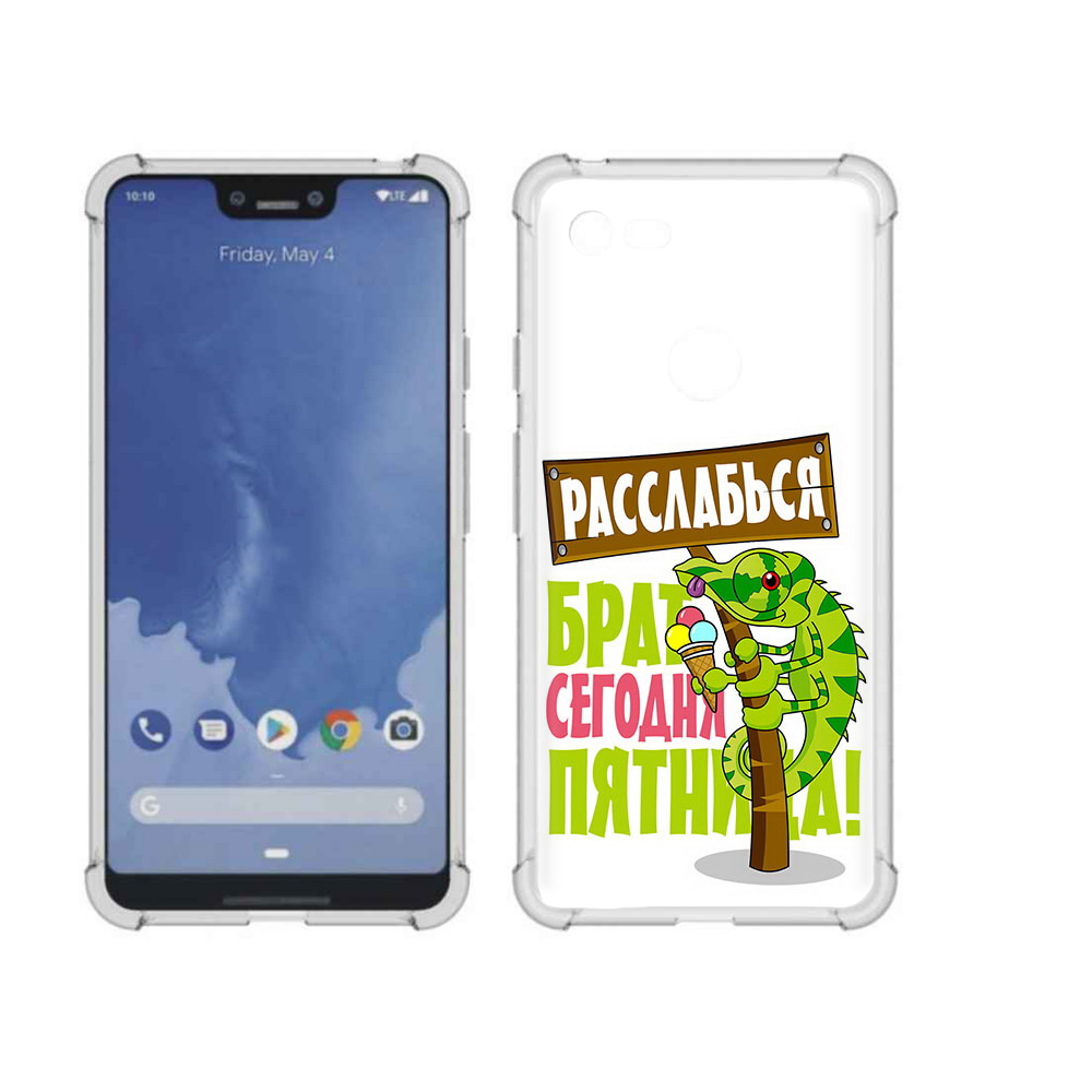 

Чехол MyPads Tocco для Google Pixel 3 XL пятница, Прозрачный, Tocco