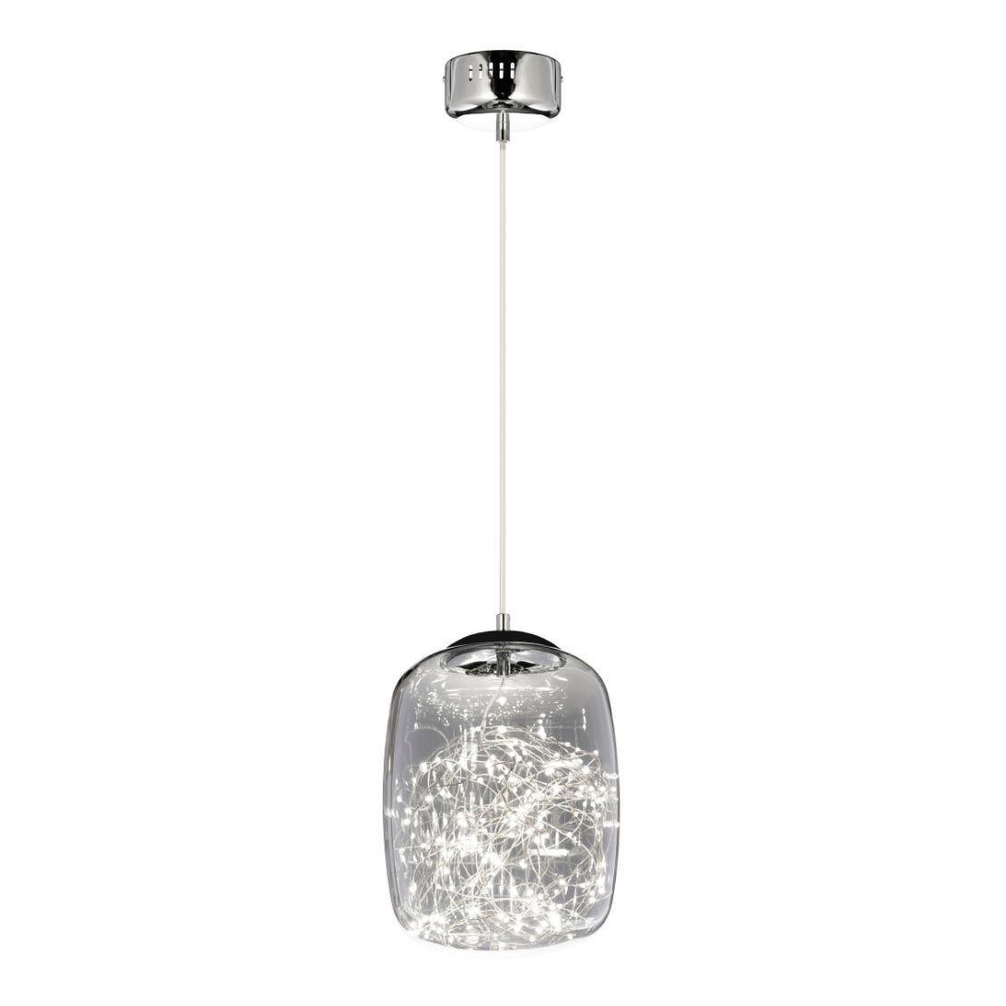 фото Подвесной светодиодный светильник lumina deco daisy ldp 6824-220 chr+gy