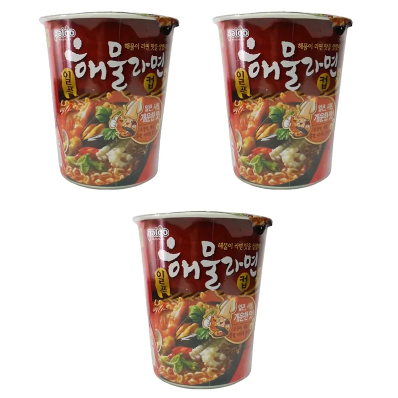 Лапша быстрого приготовления Хемуль Рамен с морепродуктами (4 шт. по 65 г)