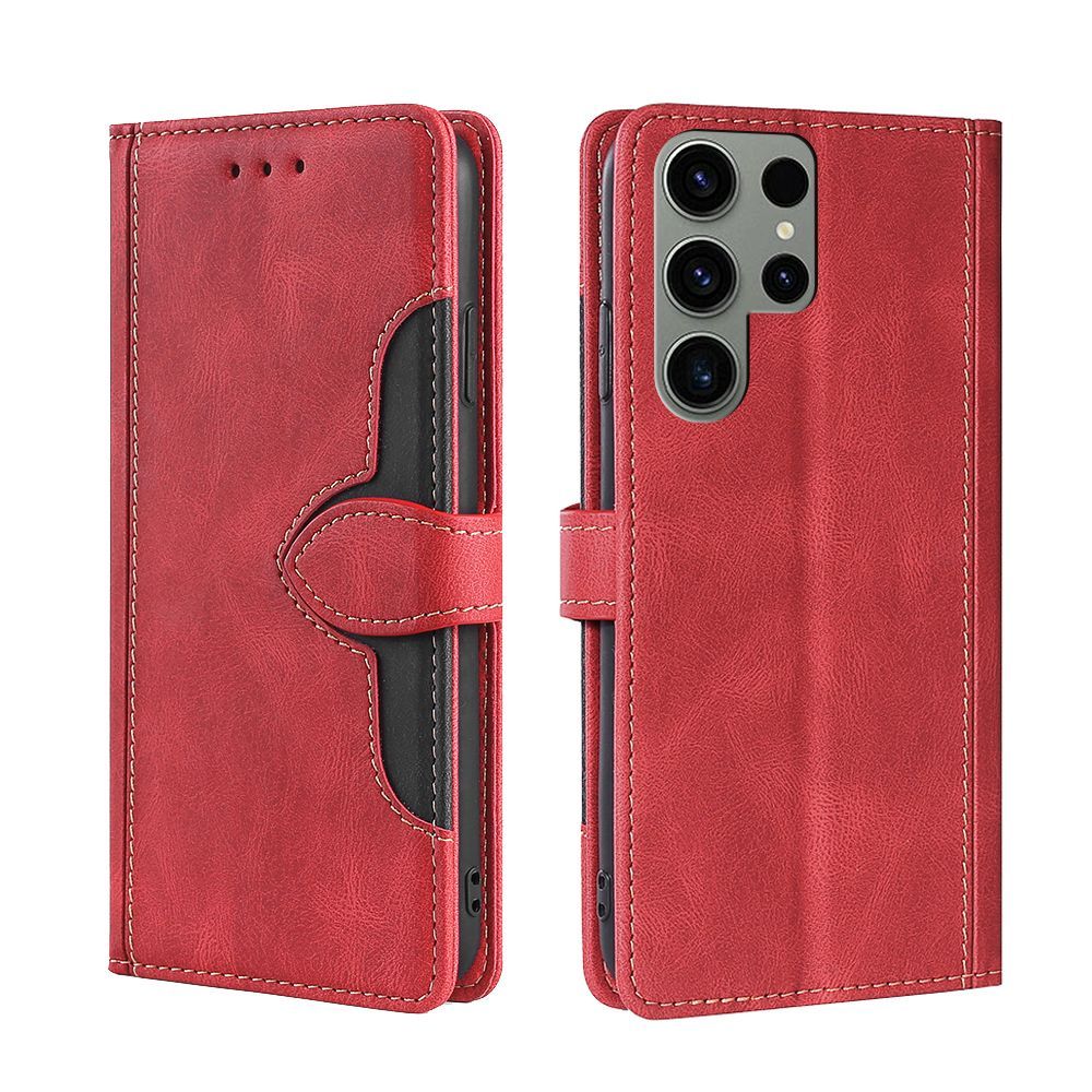 

Чехол-книжка MyPads для Samsung Galaxy S23 Ultra / Самсунг S23 Ultra,узор в сочетании с..., Красный