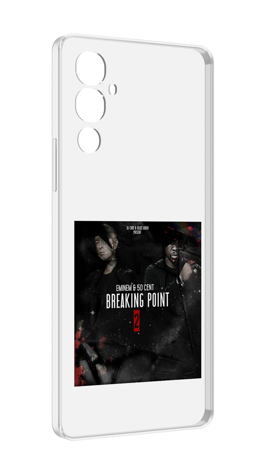 

Чехол MyPads Eminem & 50 Cent - Breaking Point 2 для Tecno Pova 4, Прозрачный, Tocco