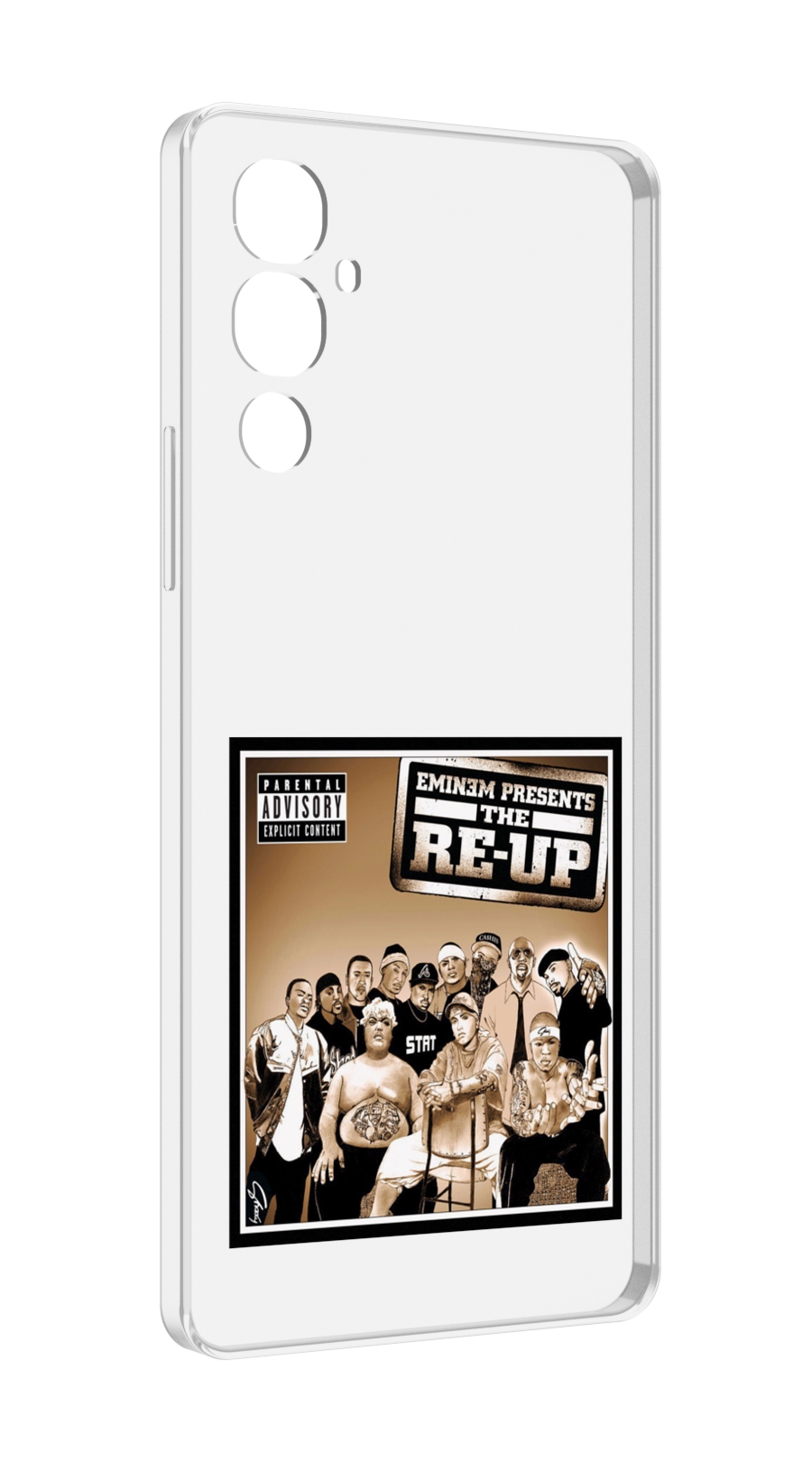 

Чехол MyPads Eminem Presents, The Re-Up для Tecno Pova 4, Прозрачный, Tocco