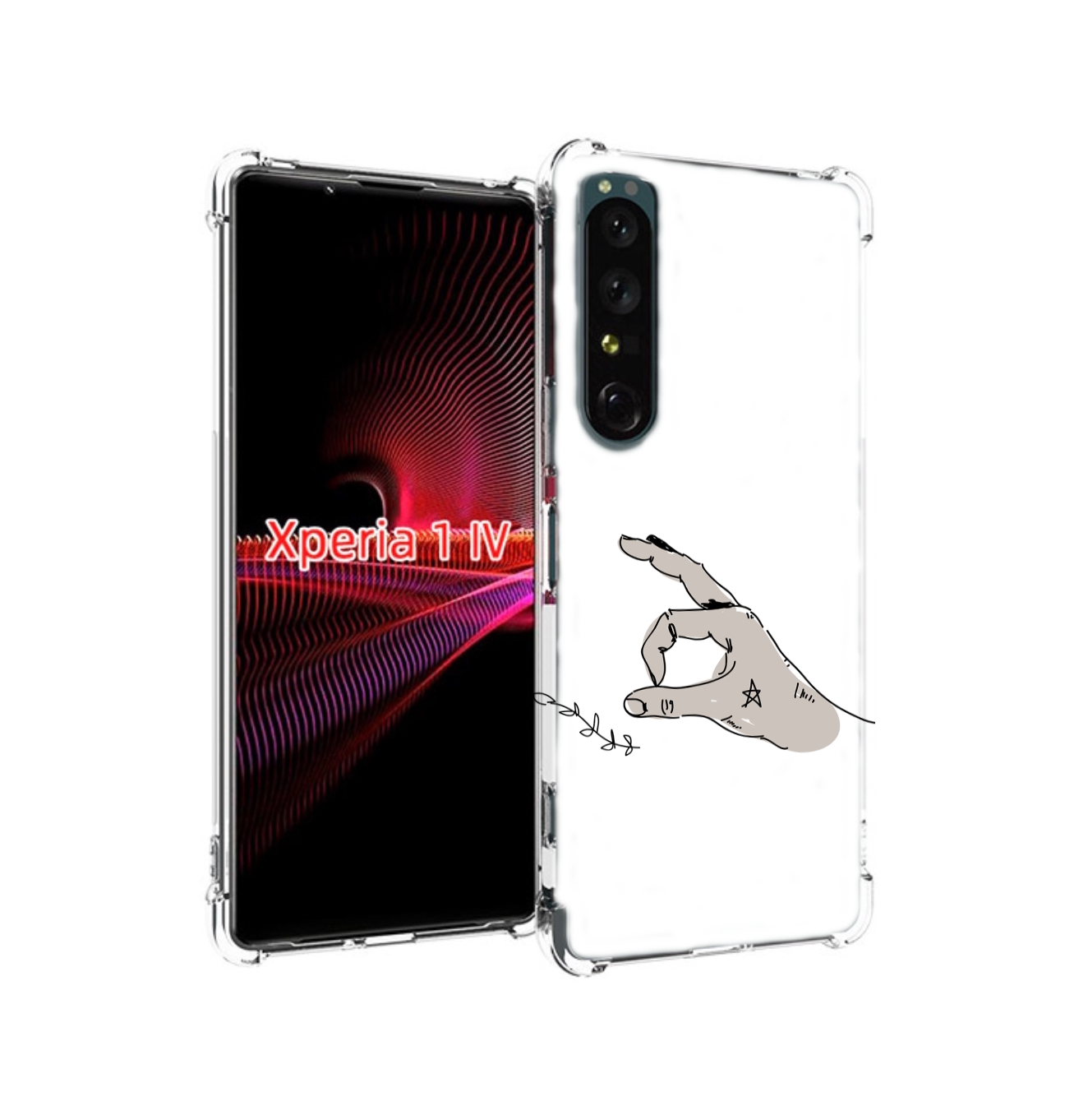 

Чехол накладка MyPads кольцо для Sony Xperia 1 IV, Прозрачный, Tocco