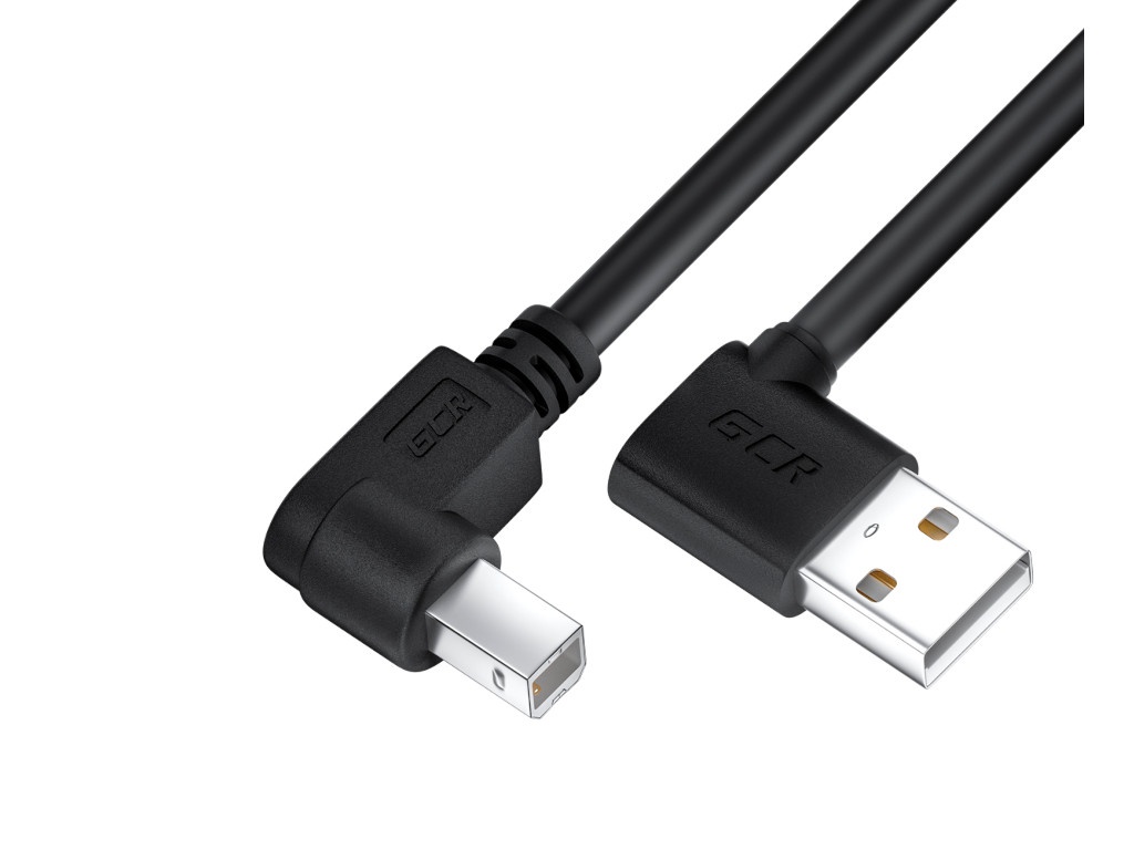 фото Аксессуар gcr usb 2.0 am - bm 1.0m black gcr-52515