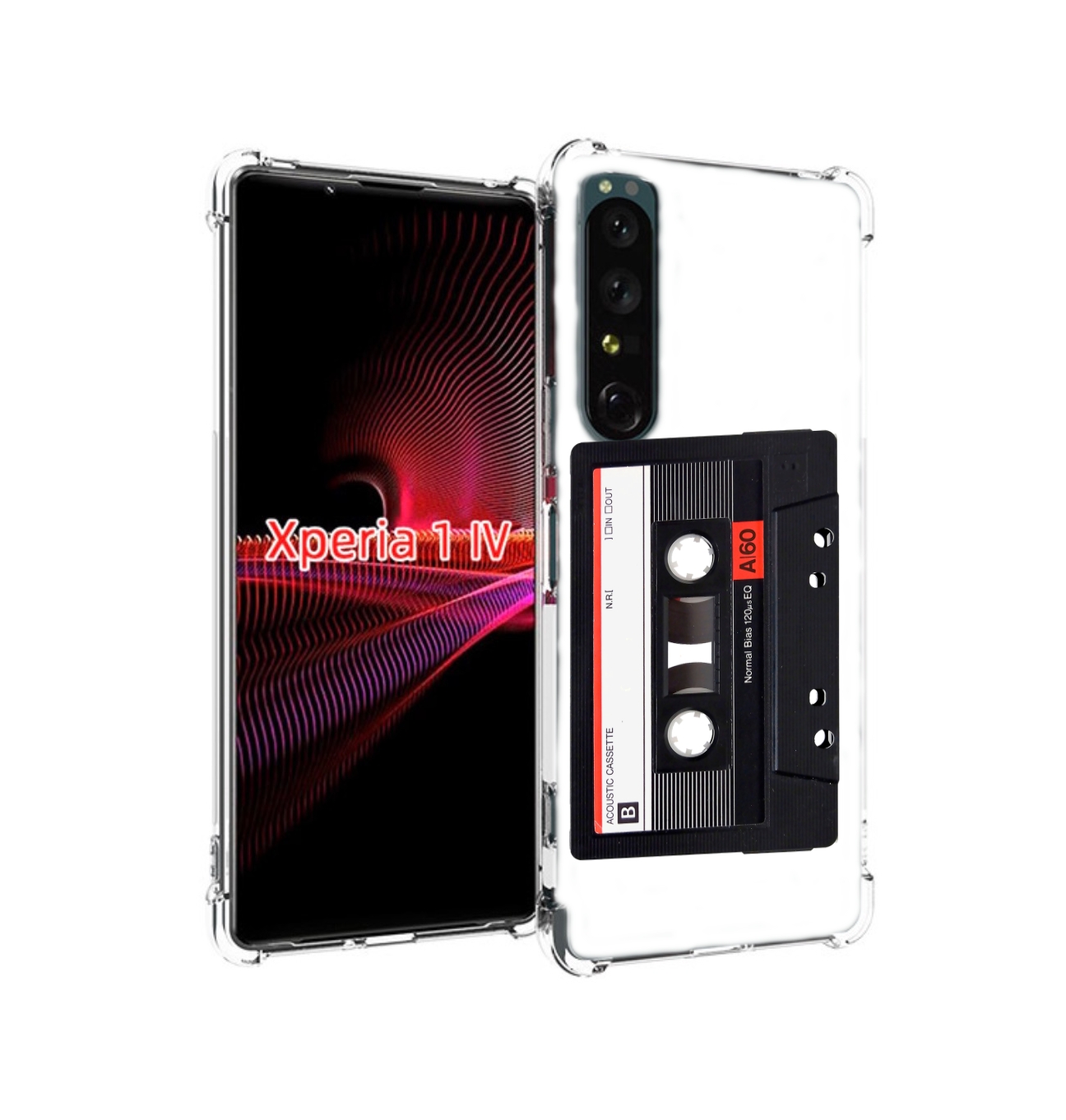 

Чехол накладка MyPads касета для Sony Xperia 1 IV, Прозрачный, Tocco