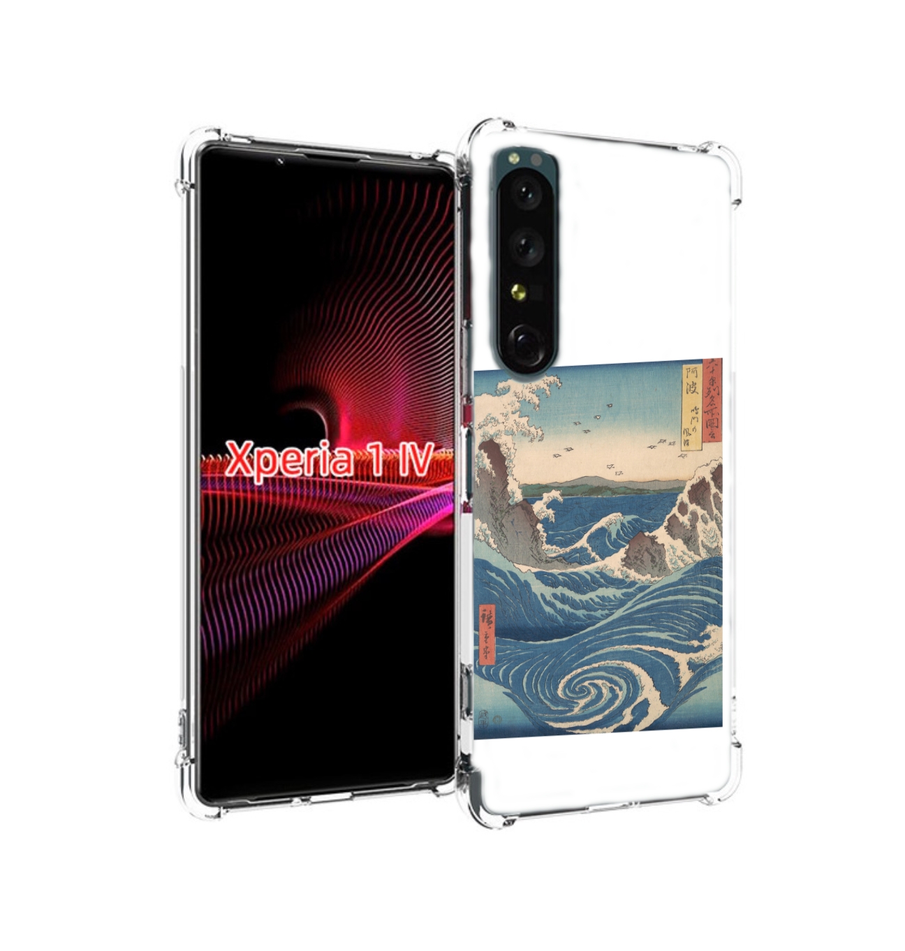 

Чехол накладка MyPads картинка волны водоворот для Sony Xperia 1 IV, Прозрачный, Tocco