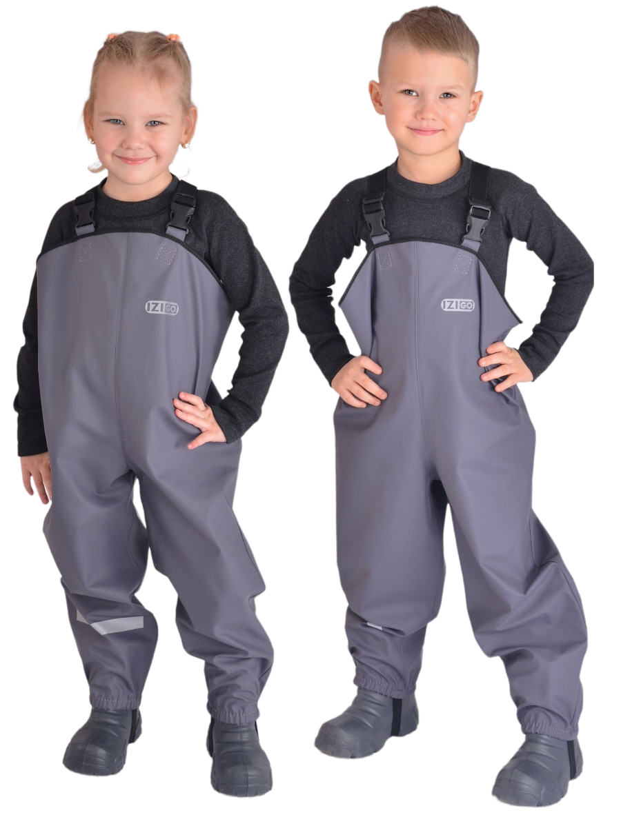 Полукомбинезон детский Izigo ПКм1, серый, 134