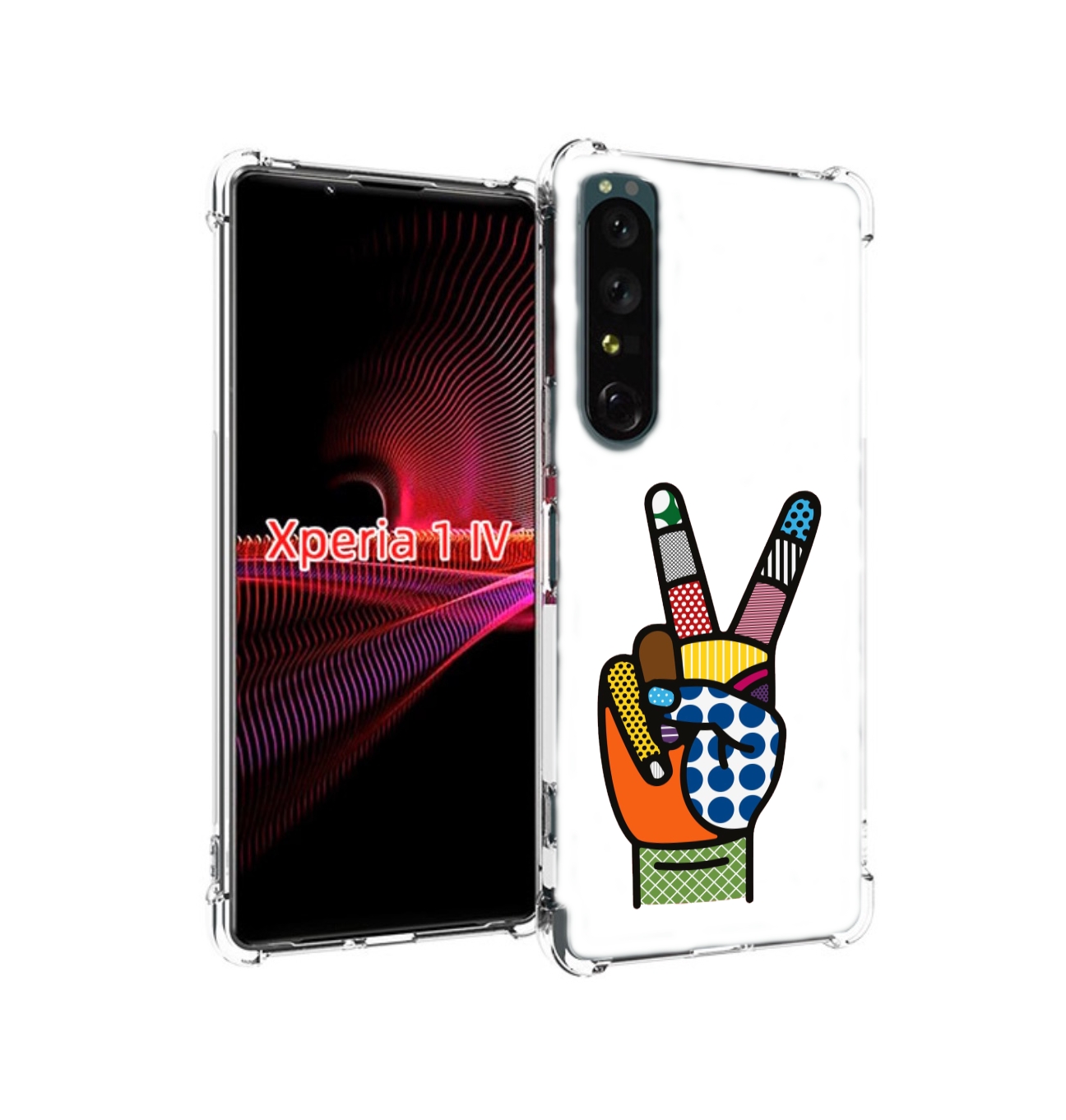 

Чехол накладка MyPads йоу пальчики для Sony Xperia 1 IV, Прозрачный, Tocco