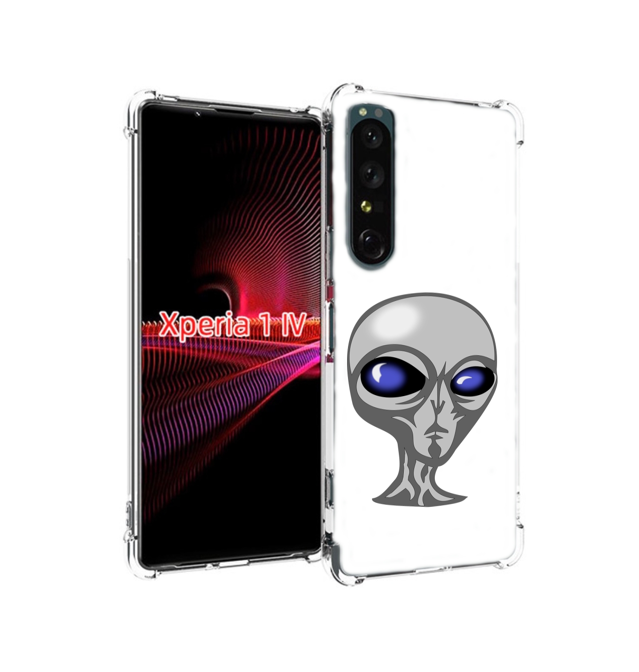 

Чехол накладка MyPads инопланетянин для Sony Xperia 1 IV, Прозрачный, Tocco