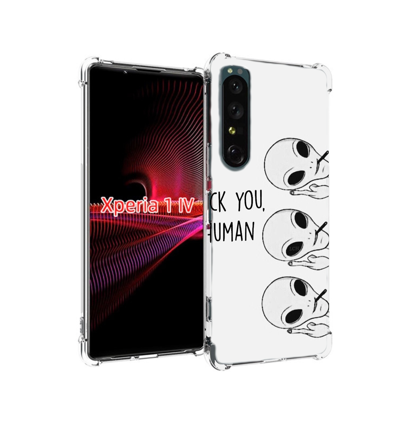 

Чехол накладка MyPads инопланетяне для Sony Xperia 1 IV, Прозрачный, Tocco