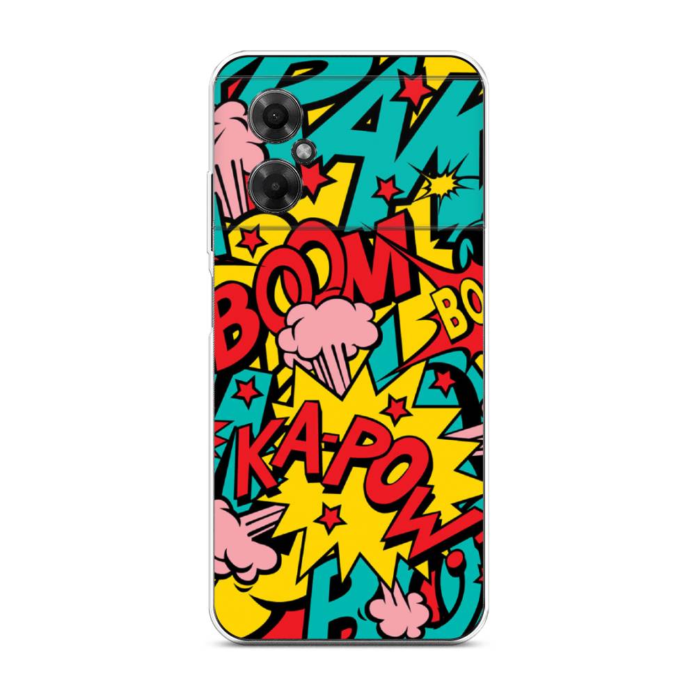 

Чехол Awog на Poco M4 5G / Сяоми Поко M4 5G "Постер pop art", Голубой;желтый;красный, 316550-9