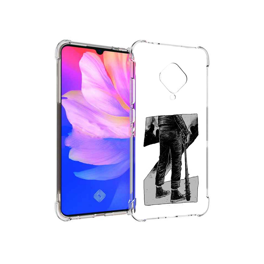 

Чехол MyPads Tocco для Vivo V17 воин черно белый (PT147343.378.265), Tocco