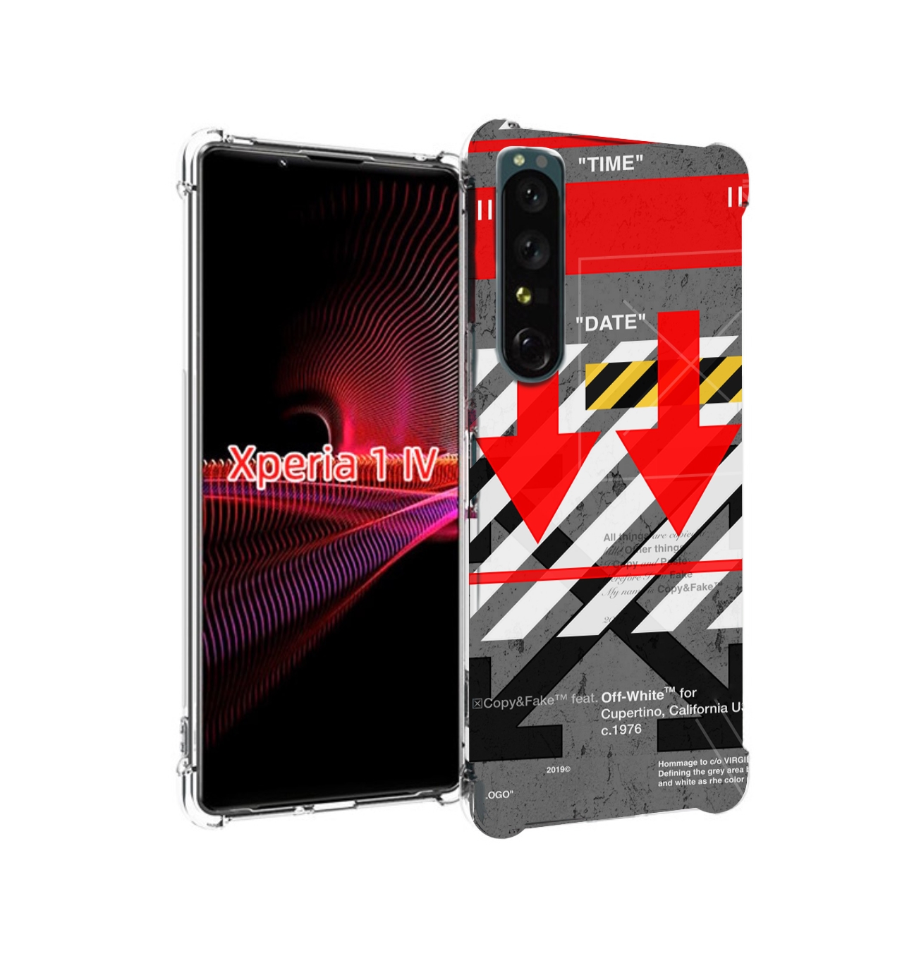 

Чехол накладка MyPads знаки-логотипы для Sony Xperia 1 IV, Прозрачный, Tocco