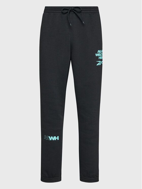 

Спортивные брюки мужские Reebok 0000300003435 черные M, Черный, 0000300003435