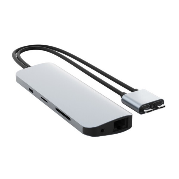 фото Разветвитель для компьютера hyper drive viper usb-c (hd392-silver) (hd392-silver)