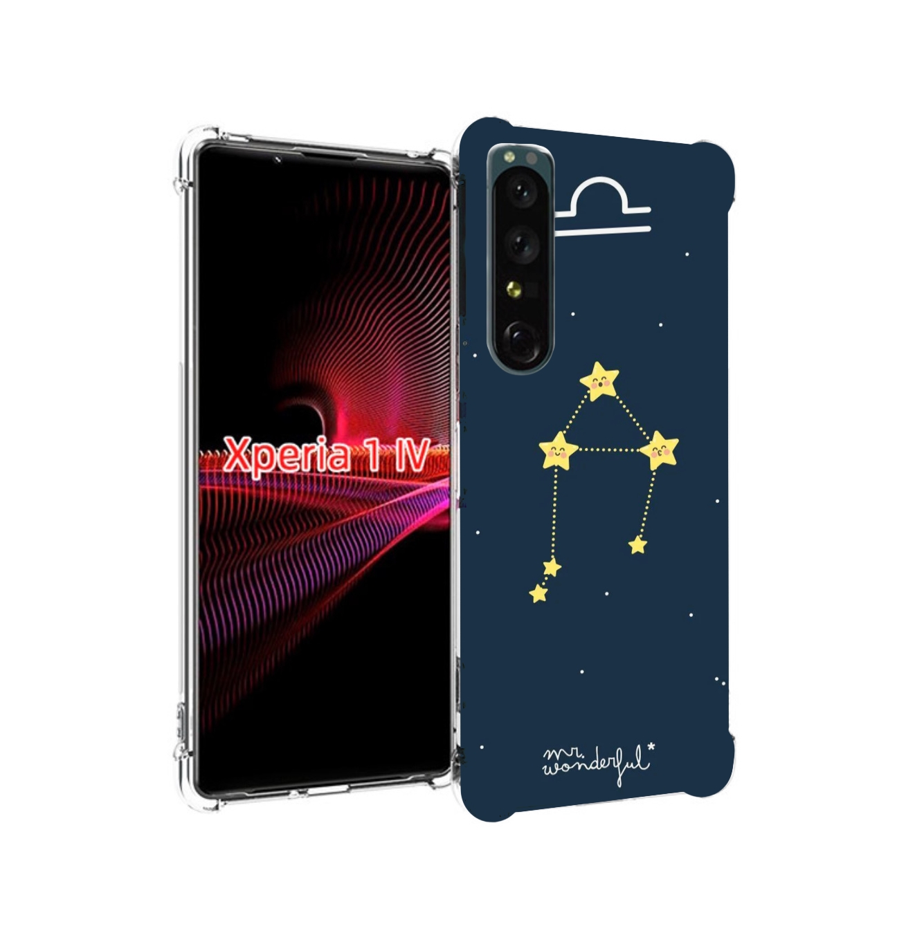

Чехол накладка MyPads знак-зодиака-весы-1 для Sony Xperia 1 IV, Прозрачный, Tocco