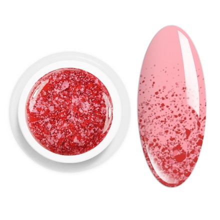 

Хлопья Cloudy Gel, Ice Nova, розово-красные, Разноцветный