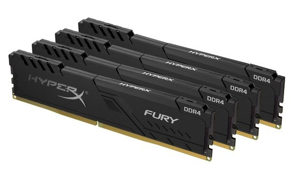 

Оперативная память Kingston 64GB HyperX FURY (HX436C18FB4K4/64), HyperX FURY Black