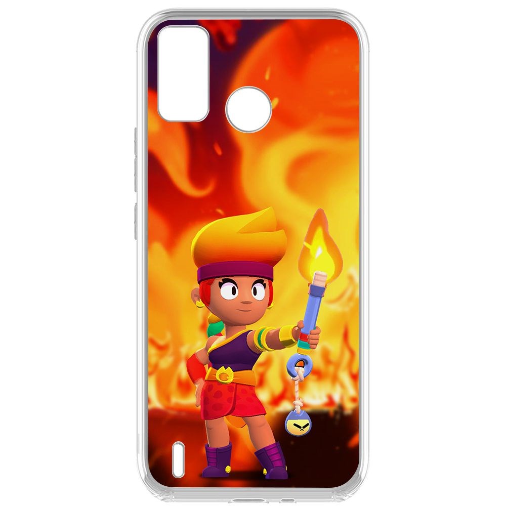 

Чехол-накладка Brawl Stars-Амбер для Tecno Spark 6 Go