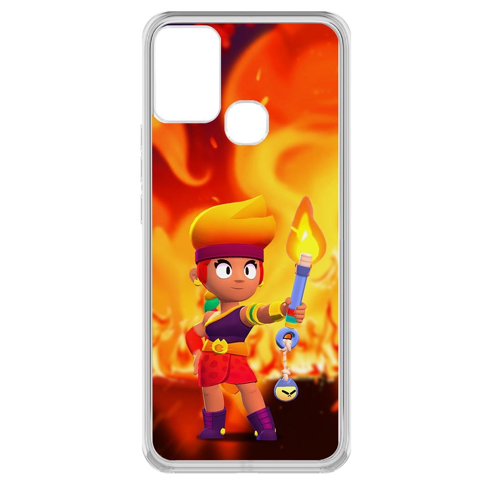 

Чехол-накладка Brawl Stars-Амбер для Infinix Hot 10 Play, Прозрачный