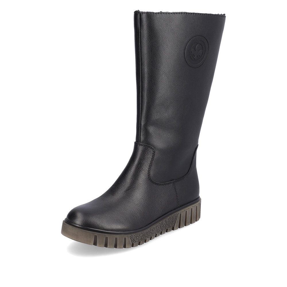 

Сапоги женские Rieker Y3462-00 черные 39 RU, Черный, Y3462-00